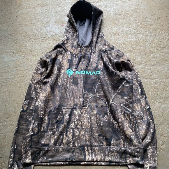 Realtree Camo Hoodie Womens Size Large Realtree Timber Hunting - Picture 1 of 5